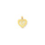 I Love You Heart Charm in 10k Yellow Gold