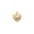 I Love You Heart Charm in 10k Yellow Gold