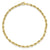10Kt Yellow Gold Polished Diamond-Cut Rope Bracelet