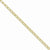 10K Yellow Gold Solid Double Link Charm