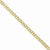 10K Yellow Gold Solid Double Link Charm