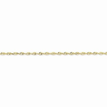 10K Yellow Gold Diamond-Cut Extra-Lite Rope Chain