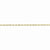 10K Yellow Gold Diamond-Cut Extra-Lite Rope Chain Bracelet