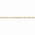 10K Yellow Gold Diamond-Cut Extra-Lite Rope Chain