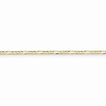 10K Yellow Gold Figaro Chain