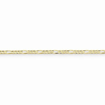 10K Yellow Gold Figaro Chain