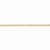 10K Yellow Gold Handmade Diamond-Cut Rope Chain