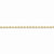 10K Yellow Gold Hand Made Diamond-Cut Rope Chain Bracelet