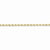10K Yellow Gold Hand Made Diamond-Cut Rope Chain Bracelet