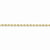 10K Yellow Gold Handmade Diamond-Cut Rope Chain