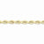 10K Yellow Gold Handmade Diamond-Cut Rope Chain