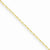 10K Yellow Gold Carded Cable Rope Chain