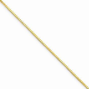 10K Yellow Gold Box Chain