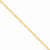 10K Yellow Gold Singapore Chain Bracelet