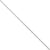 10K White Gold Box Chain