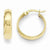 10k Yellow Gold Polished Hinged Hoop Earrings