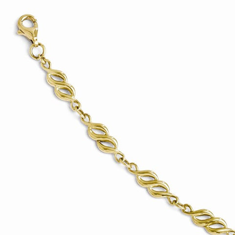 10K Yellow Gold Polished Bracelet