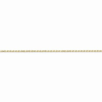 10K Yellow Gold Diamond-Cut Rope Chain