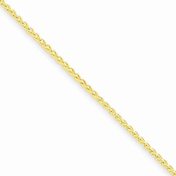 10K Yellow Gold Spiga Chain