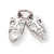 10k White Gold Satin Comedy/Tragedy Charm hide-image