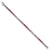 10K White Gold Variegated Created Ruby Bracelet