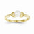 10k Yellow Gold Pearl Diamond Ring