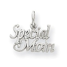 10k White Gold Special Mom Charm hide-image