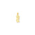 Solid Praying Boy Charm in 10k Yellow Gold