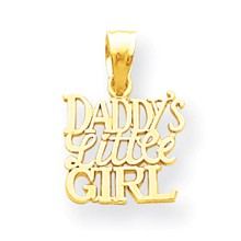 10k Yellow Gold Daddy's Little Girl Charm hide-image