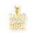 10k Yellow Gold Daddy's Little Girl Charm hide-image