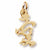 Love Symbol charm in Yellow Gold Plated hide-image