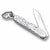 Knife charm in 14K White Gold hide-image