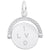 I Love You Spinner Charm In Sterling Silver