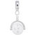 I Love You Spinner charm dangle bead in Sterling Silver hide-image