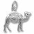 Camel charm in 14K White Gold hide-image