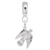 Dove Charm Dangle Bead In Sterling Silver