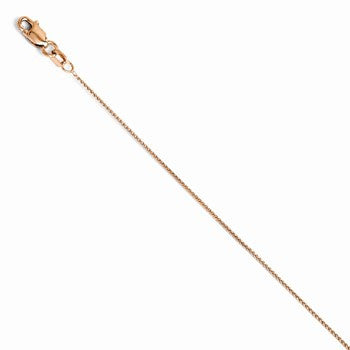 14K White Gold Baby Wheat Chain