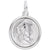 Graduation Charm In 14K White Gold