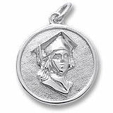Graduation charm in Sterling Silver hide-image