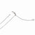 14K White Gold Adjustable Diamond-Cut Cable Chain