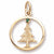 Christmas Tree charm in Yellow Gold Plated hide-image