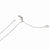 14K White Gold Adjustable Cable Chain