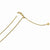14K Yellow Gold Adjustable Diamond-Cut Wheat Chain