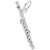 Flute Charm In 14K White Gold