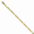 14K Yellow Gold Flat Figaro Chain