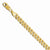 14K Yellow Gold Beveled Curb Bracelet