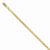 14K Yellow Gold Beveled Curb Chain