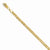 14K Yellow Gold Beveled Curb Chain