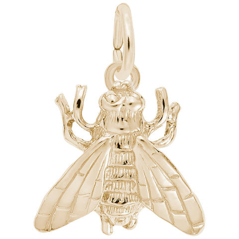 Fly Charm in Yellow Gold Plated