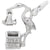 Stork,Girl Charm In Sterling Silver
